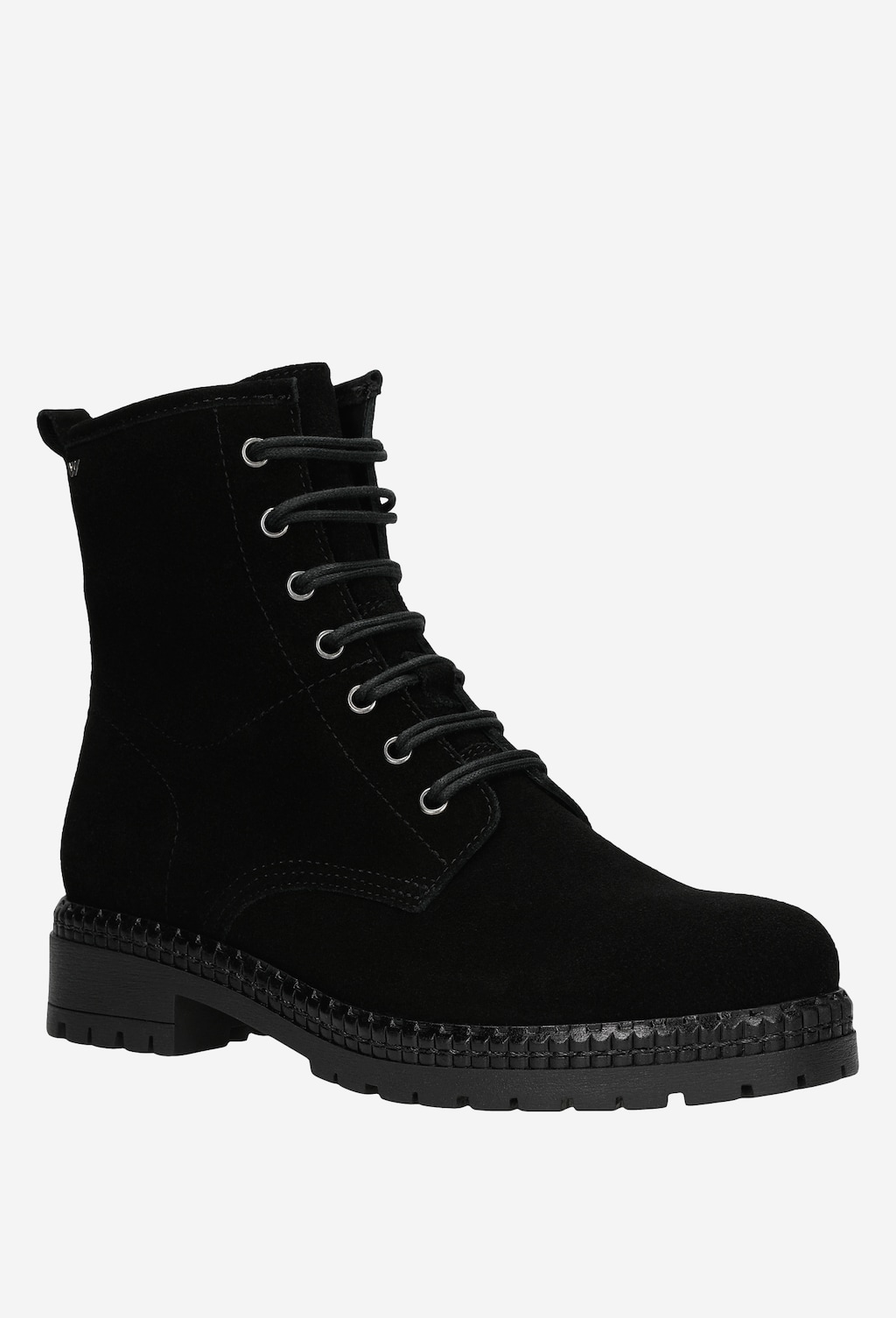 Zimné členkové čižmy z prírodnej velúrovej kože 64004-61 Widok 3