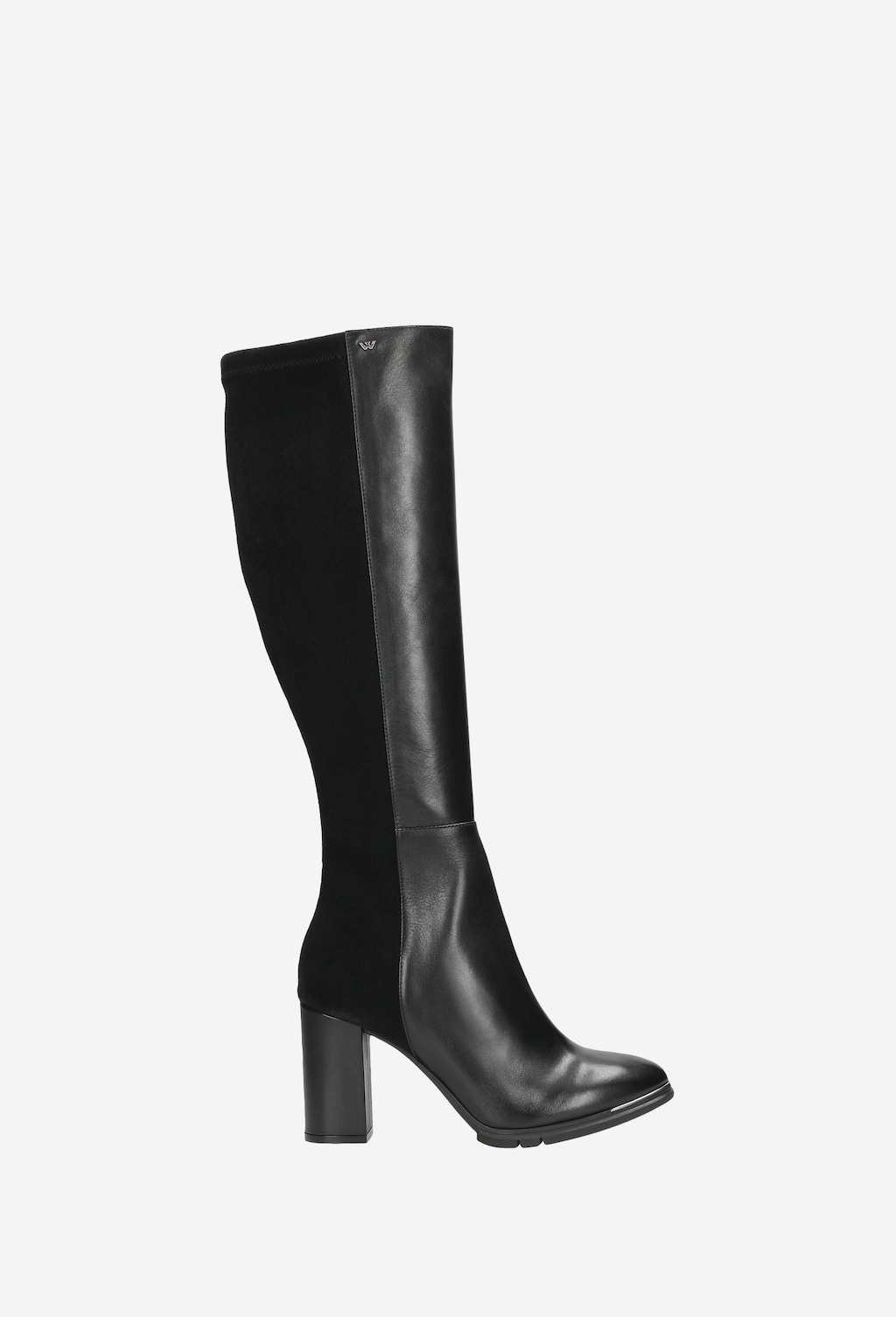 Vkusné dámske čižmy z lícovej a velúrovej kože 71012-81 Widok 2