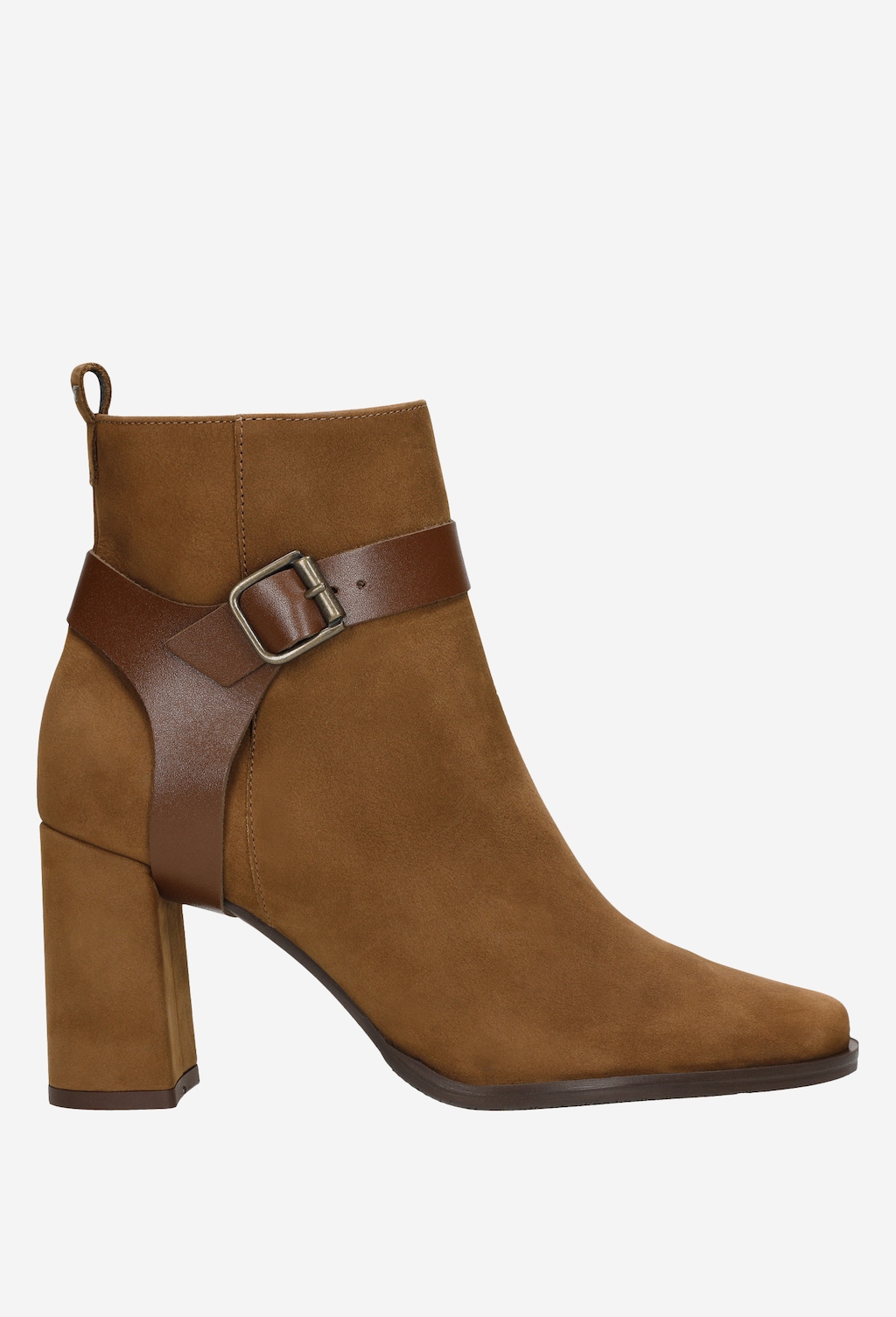 Hnedé dámske členkové čižmy pre všetky módne znalkyne 55058-72 Widok 2