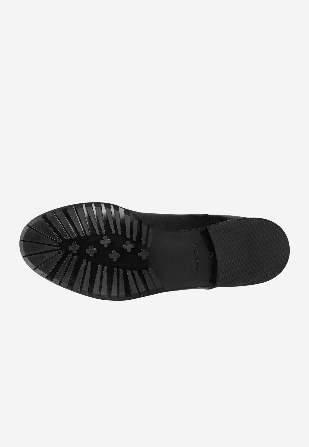 Čierne dámske členkové čižmy s originálnou aplikáciou 55079-81 Widok 5