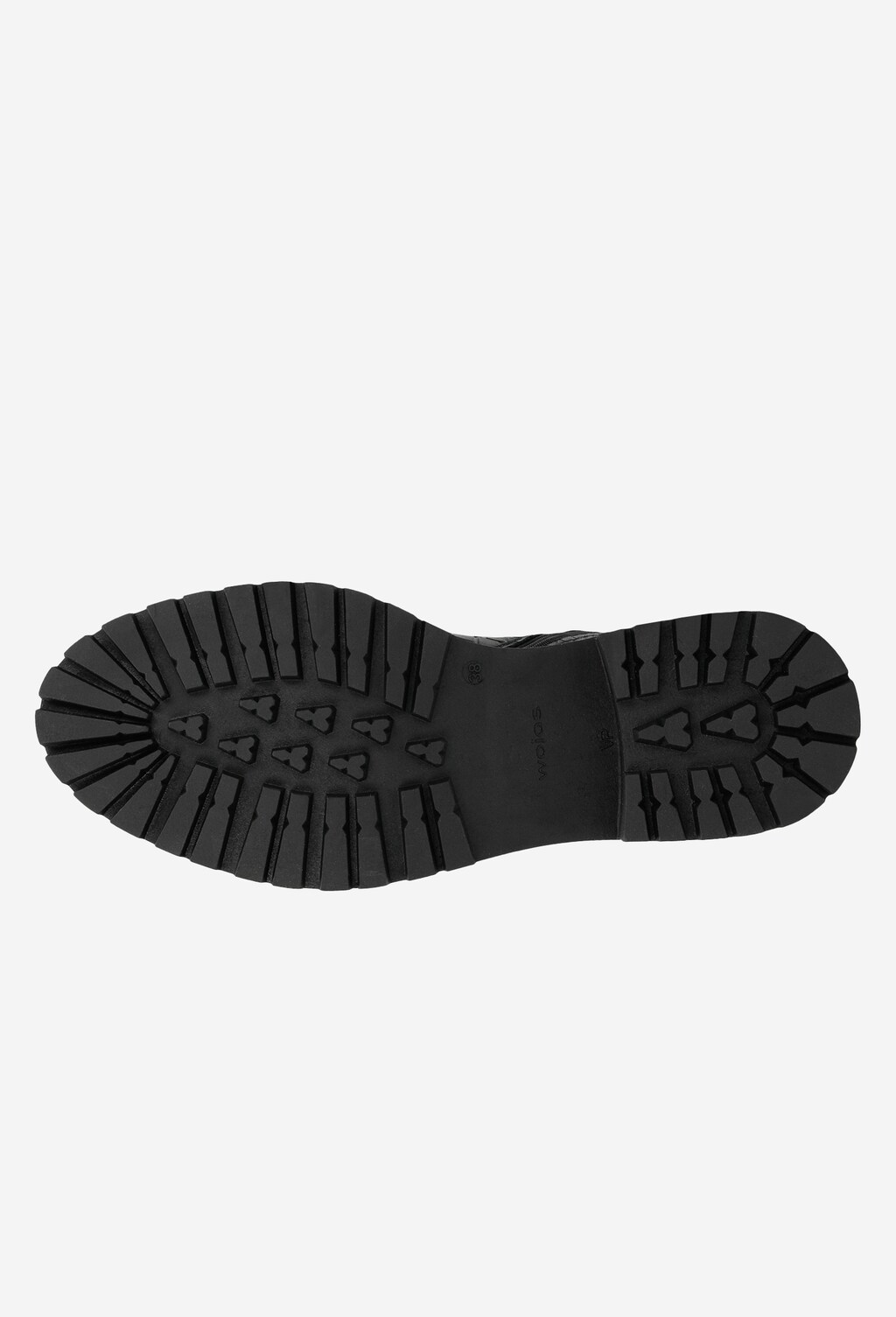 Jesenné dámske členkové čižmy z lícovej kože 64021-51 Widok 6