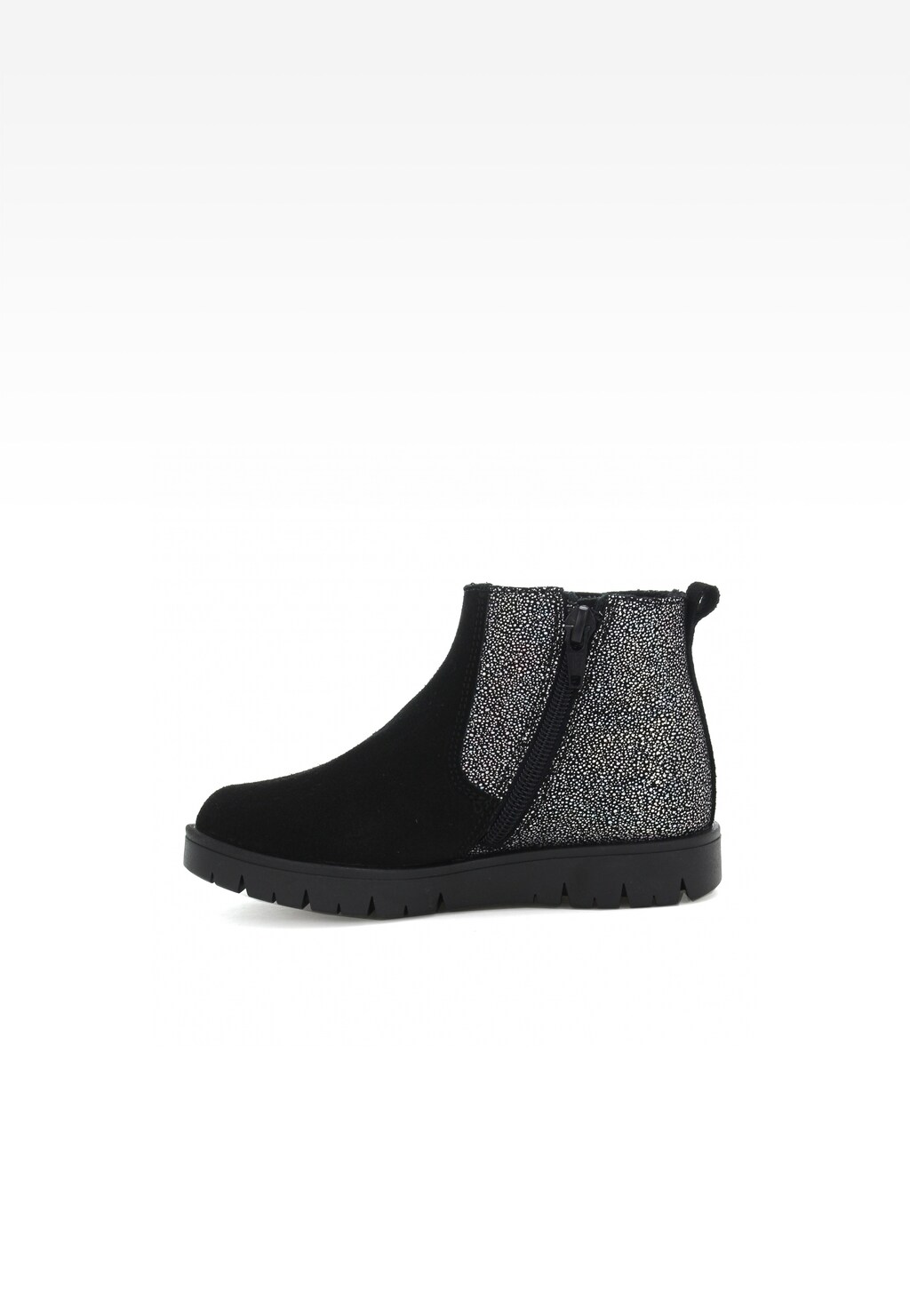 Botki ocieplane BARTEK T-64368P/SZ/AXC, dla dziewcząt, czarny multi Widok 4