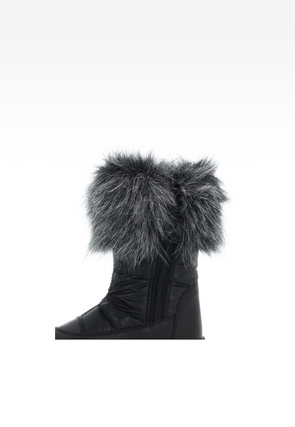 Kozaki ocieplane BARTEK W-94385/055, dla dziewcząt, czarny Widok 6