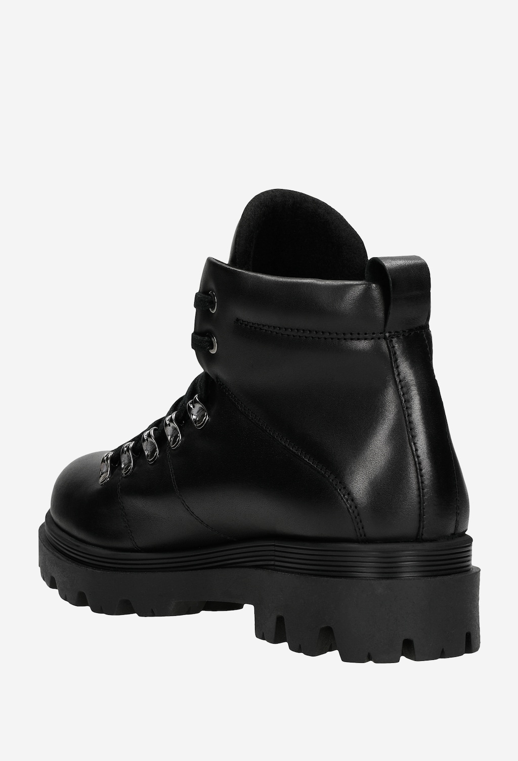 Moderná členková obuv dámska z lícovej kože 64014-51 Widok 4