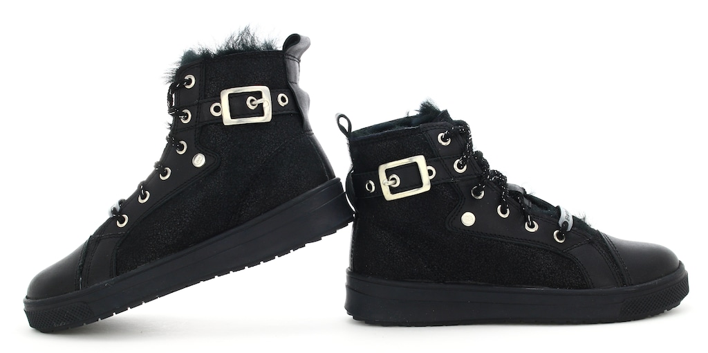 Trzewiki ocieplane BARTEK W-972840/F10, dla dziewcząt, czarny Widok 7