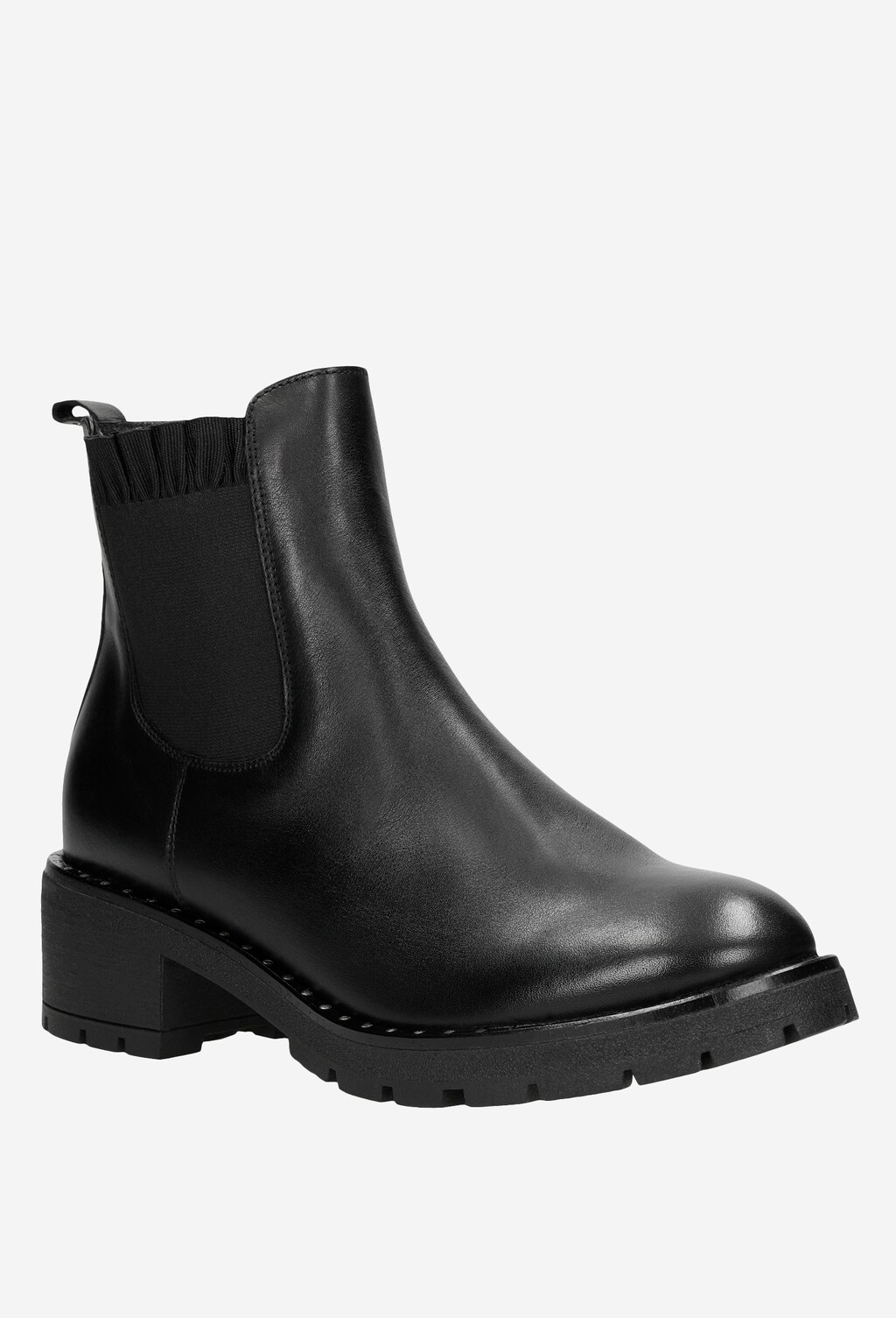 Dajte STOP zime s čiernou členkovou obuvou dámskou 55078-51 Widok 2