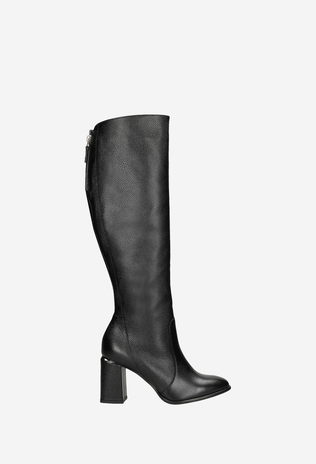 Čierne dámske kožené čižmy pre cieľavedomú ženu 71004-51 Widok 1