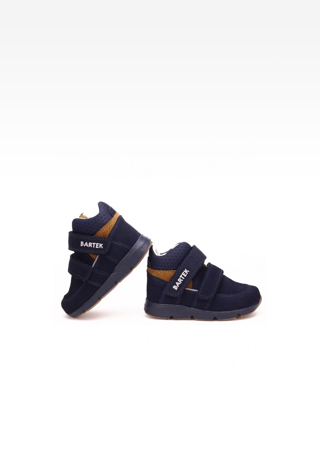 Trzewiki BARTEK 1090-9J9S, dla chłopców, granatowo-brązowy Widok 7