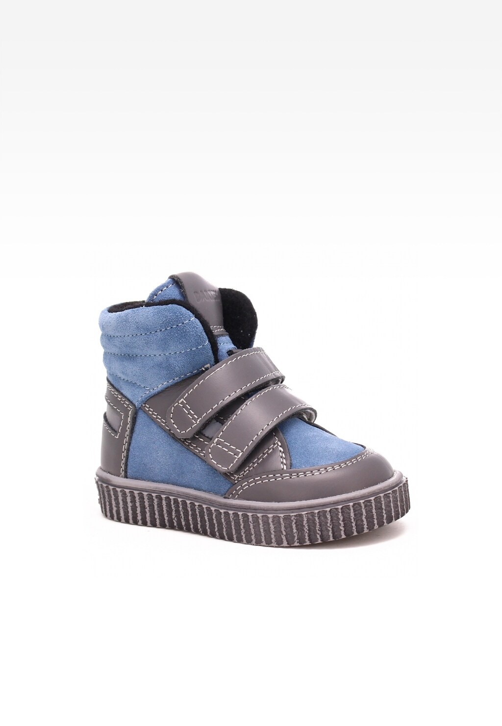 Trzewiki ocieplane BARTEK 1390-6BBP, dla chłopców, niebiesko-szary Widok 1