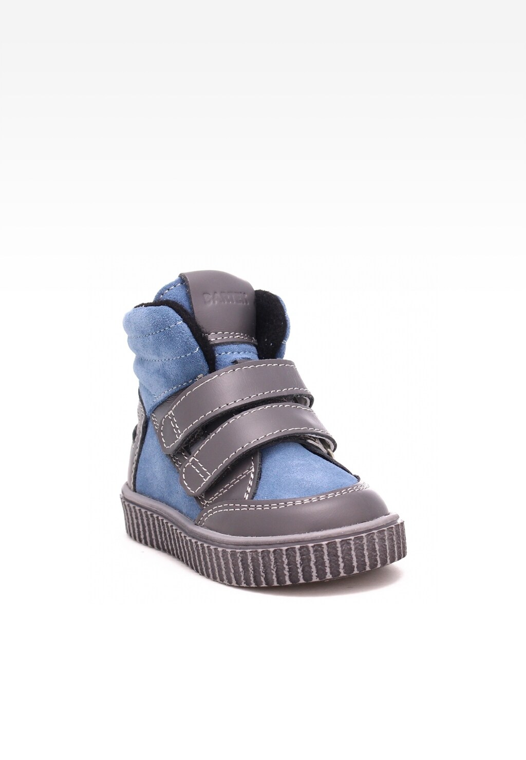 Trzewiki ocieplane BARTEK 1390-6BBP, dla chłopców, niebiesko-szary Widok 2