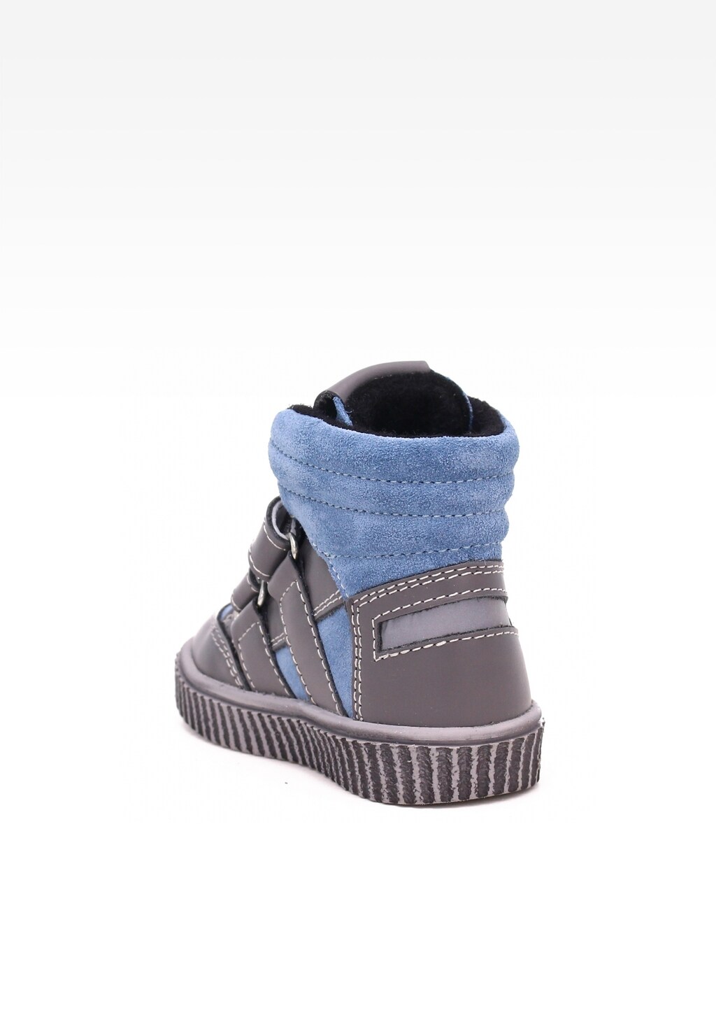Trzewiki ocieplane BARTEK 1390-6BBP, dla chłopców, niebiesko-szary Widok 5