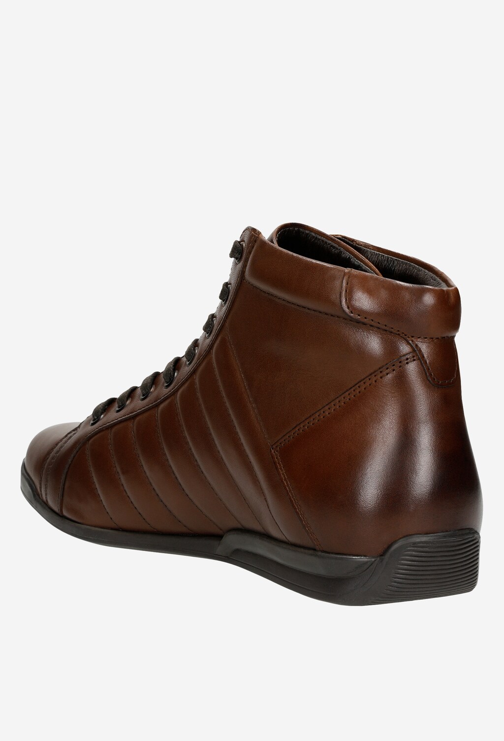 Ciemnobrązowe sportowe trzewiki męskie 24004-52 Widok 3