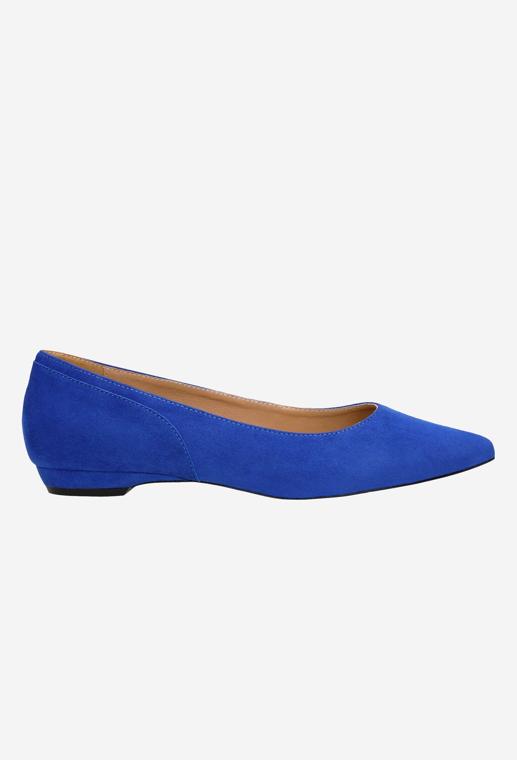 Niebieskie baleriny damskie z kolekcji limitowanej 44014-66 Widok 2