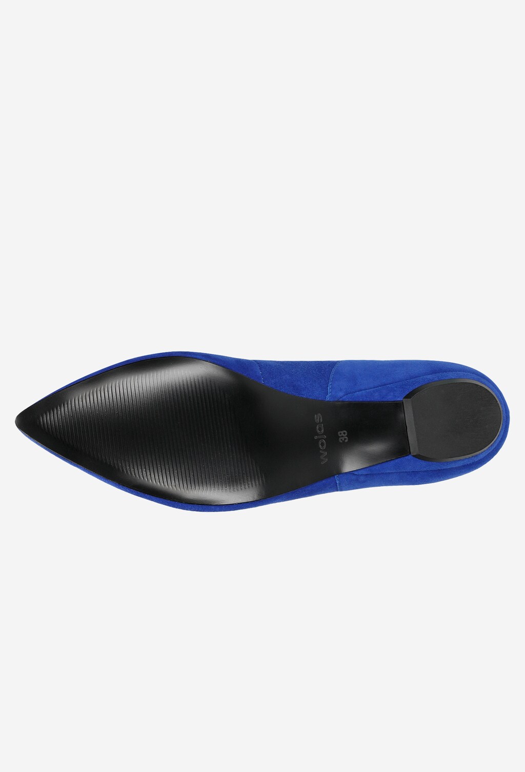 Niebieskie baleriny damskie z kolekcji limitowanej 44014-66 Widok 6
