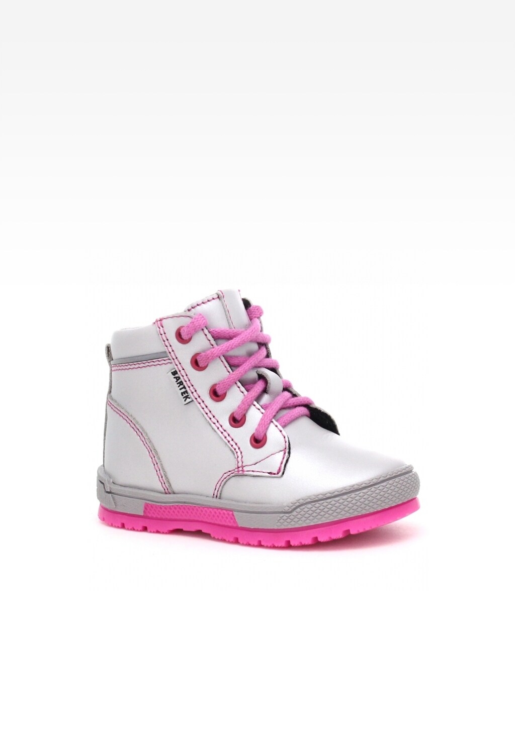 Trzewiki ocieplane BARTEK 091813/0P-HZ6 II, dla dziewcząt, srebrno-różowy Widok 1