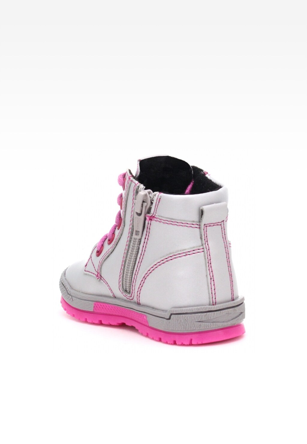 Trzewiki ocieplane BARTEK 091813/0P-HZ6 II, dla dziewcząt, srebrno-różowy Widok 5