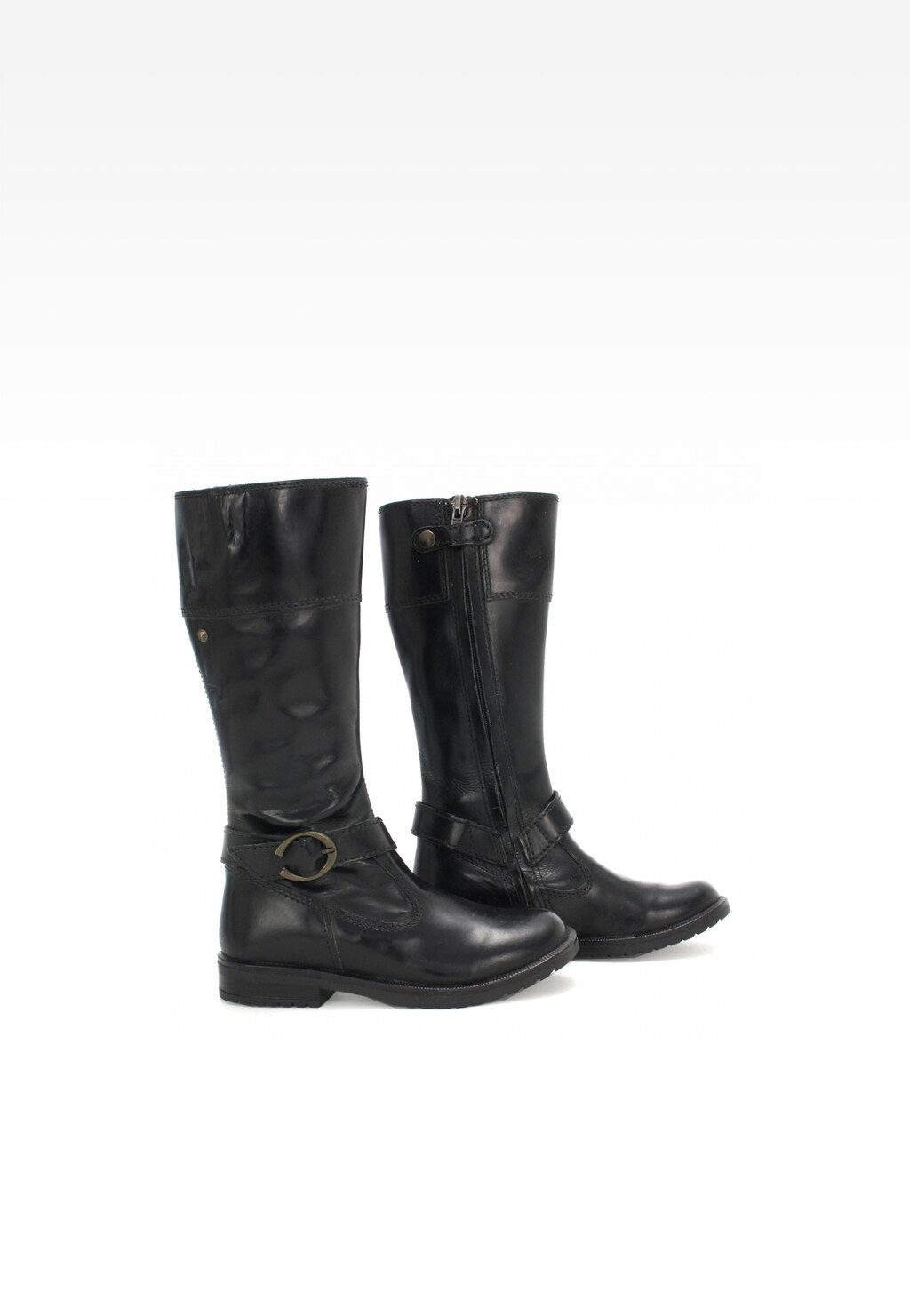 Kozaki BARTEK T-LILIT/PAT/BLA II, dla dziewcząt, czarny Widok 6