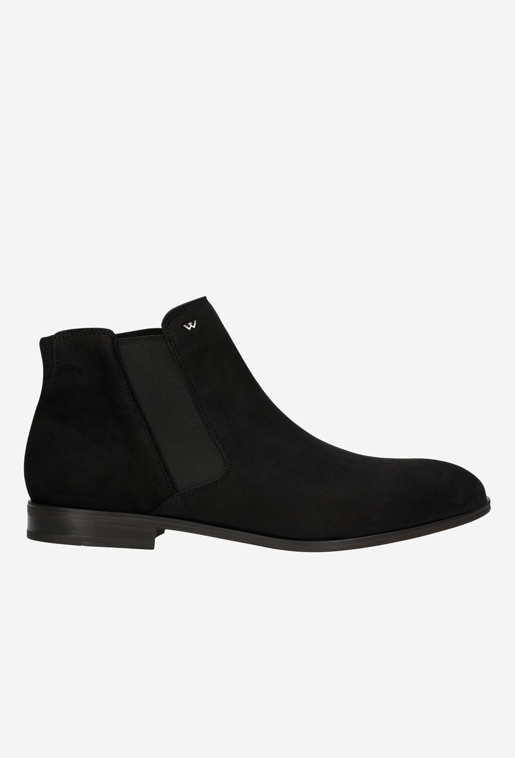 Czarne sztyblety męskie ze skóry nubukowej 20004-21 Widok 2