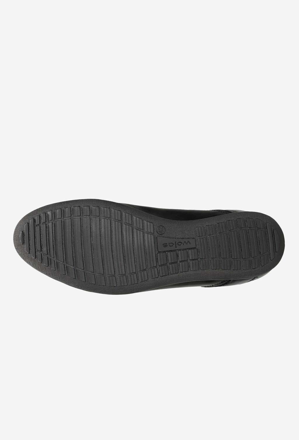 Šněrovací kotníkové boty pánské z černé kůže 24005-51 Widok 5