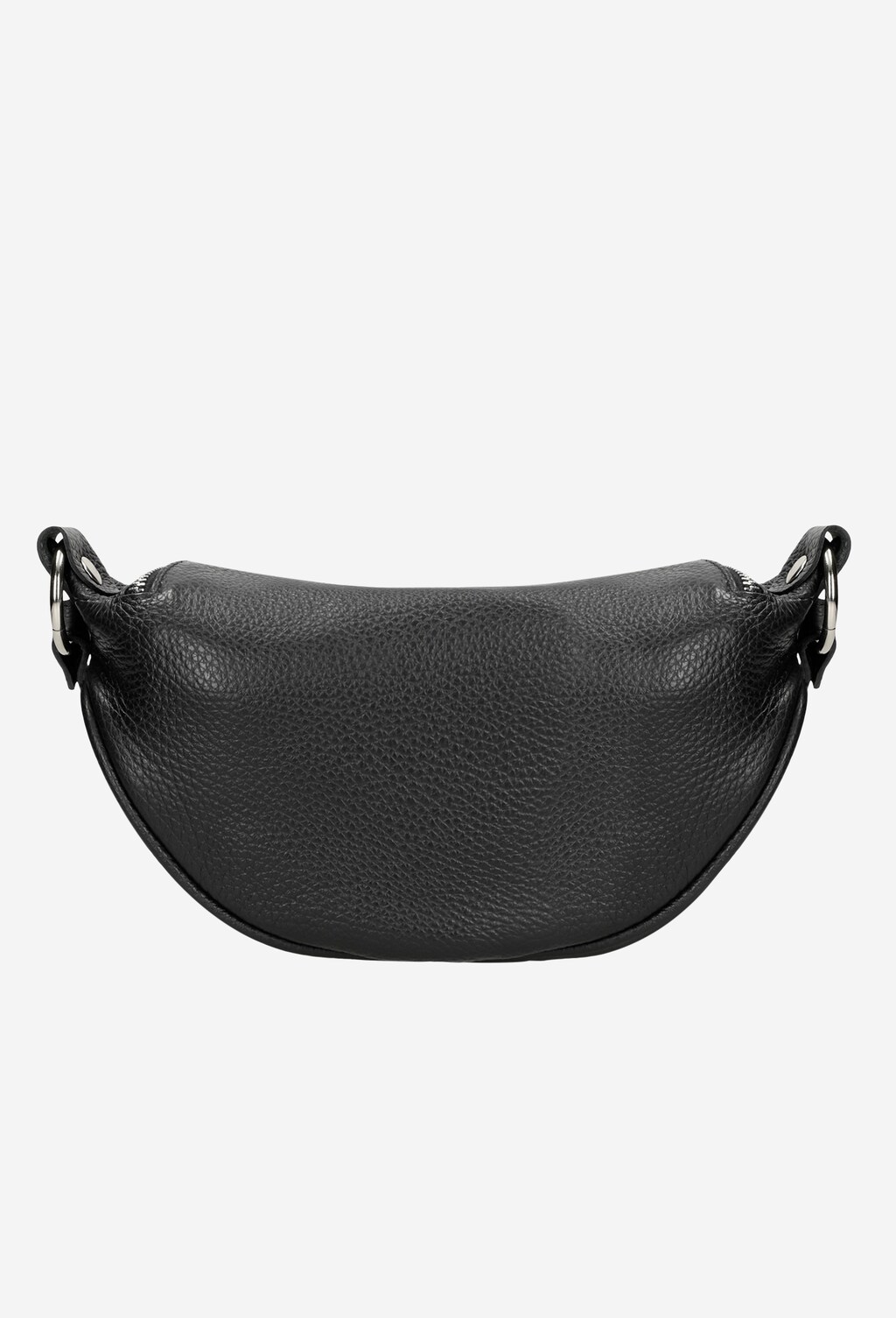 Czarna saszetka damska ze skóry licowej 80093-51 Widok 4