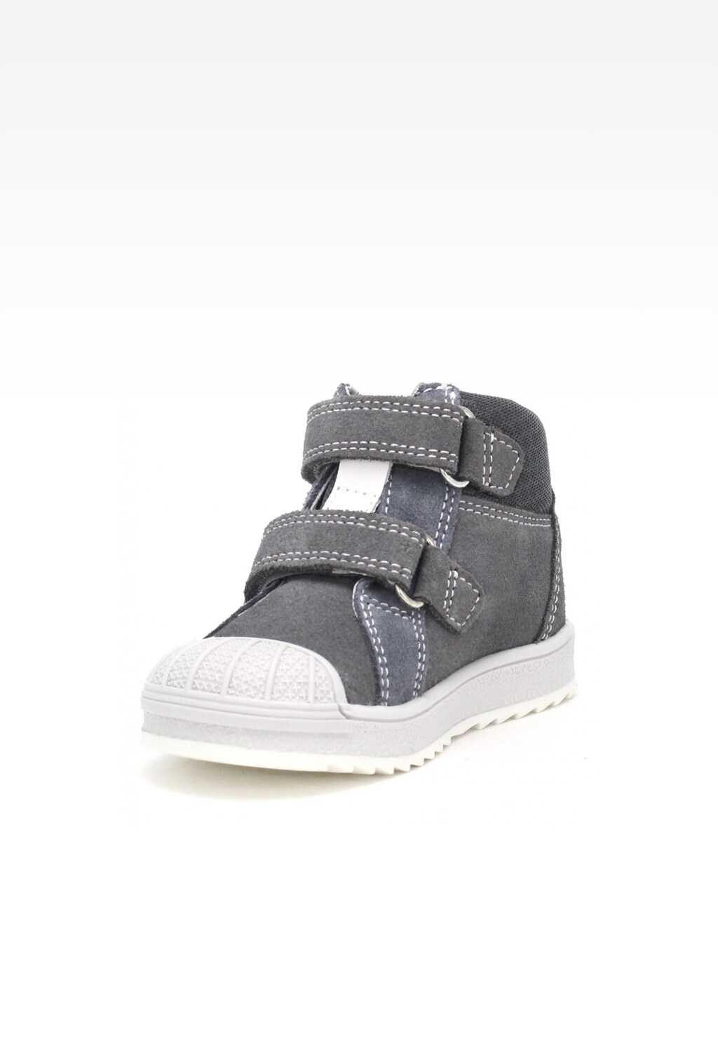 Sneakers BARTEK 1948-N1B, dla chłopców, szaro-biały Widok 3