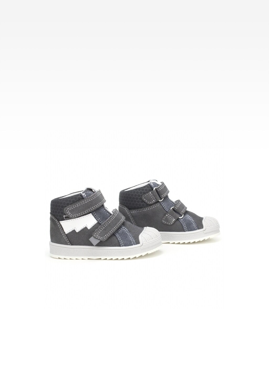 Sneakers BARTEK 1948-N1B, dla chłopców, szaro-biały Widok 7