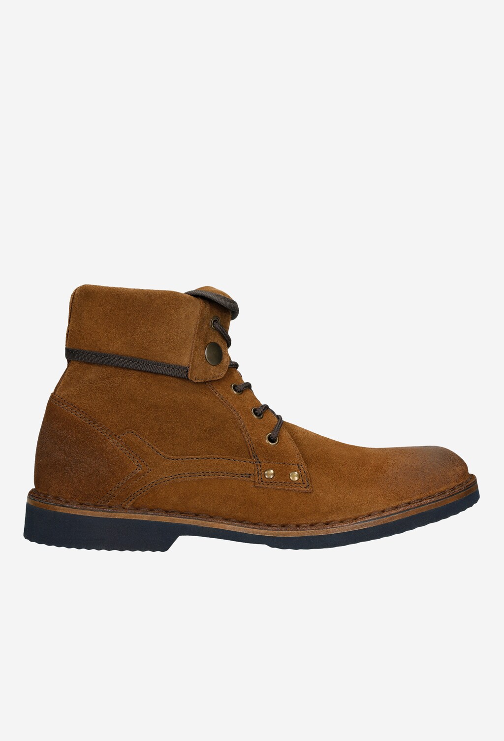 Ciemnobrązowe workery męskie 24006-62 Widok 1