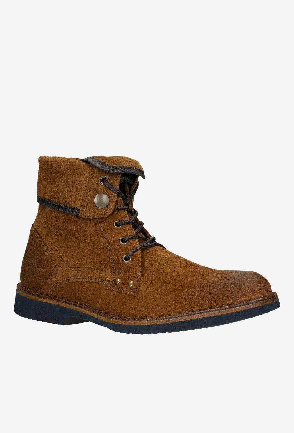 Ciemnobrązowe workery męskie 24006-62 Widok 2