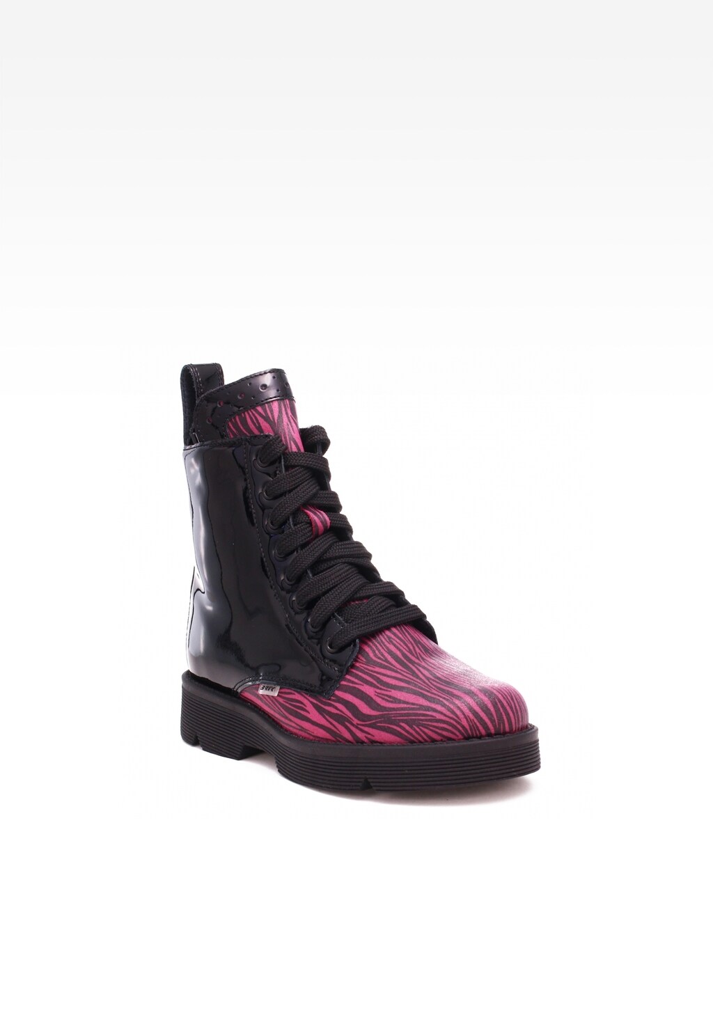 Trzewiki ocieplane BARTEK 7343-KPPP, dla dziewcząt, czarno-różowy Widok 2