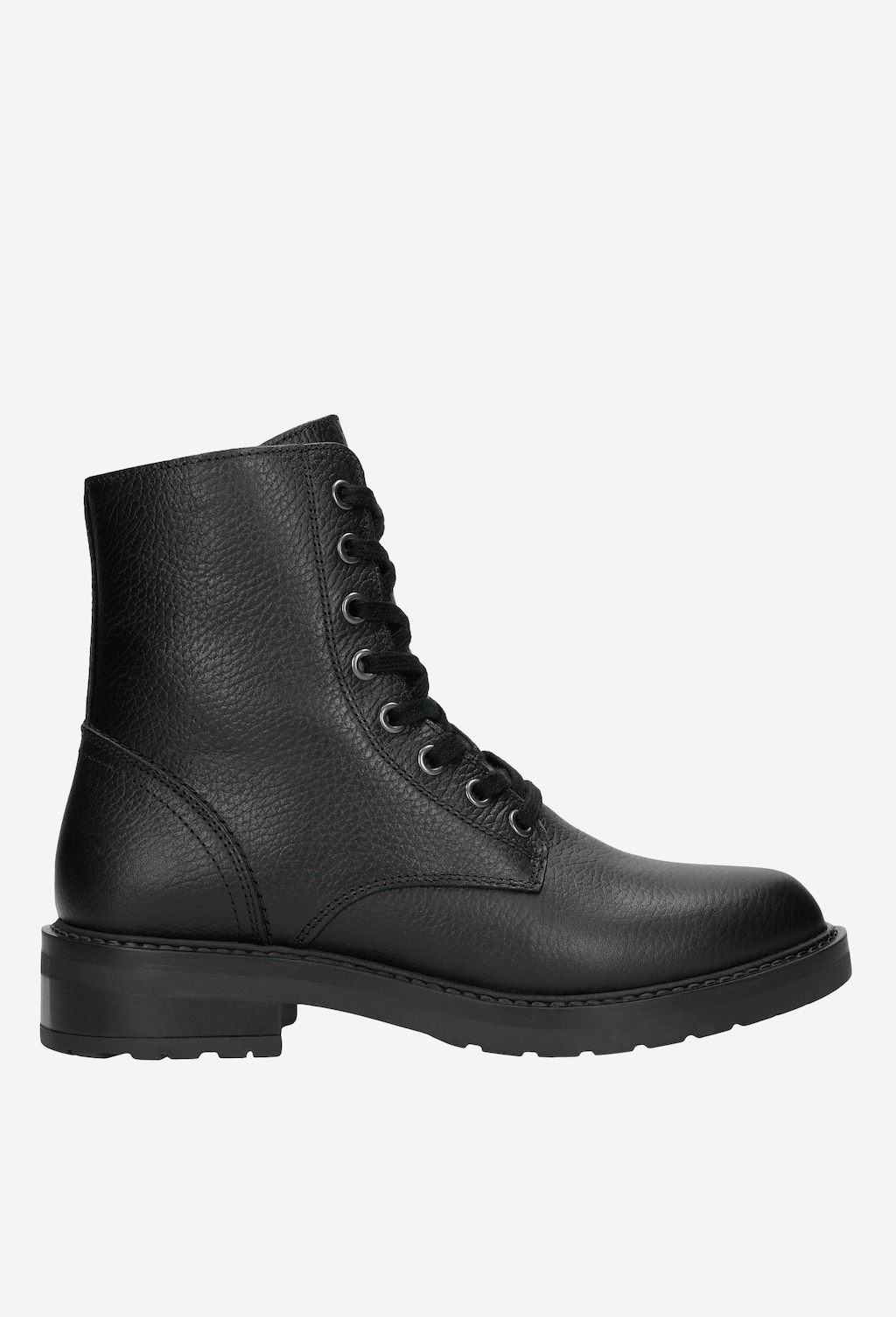 Jednoduché dámske členkové čižmy z prírodnej kože 64034-51 Widok 2