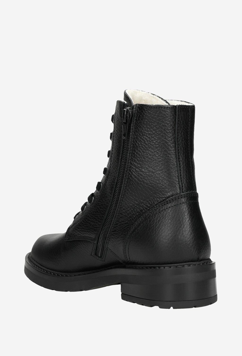 Jednoduché dámske členkové čižmy z prírodnej kože 64034-51 Widok 4