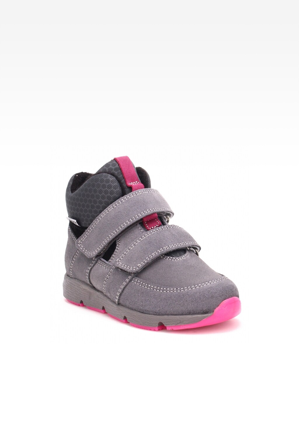 Trzewiki ocieplane BARTEK 4018-K59P, dla dziewcząt, różowo-szary Widok 2