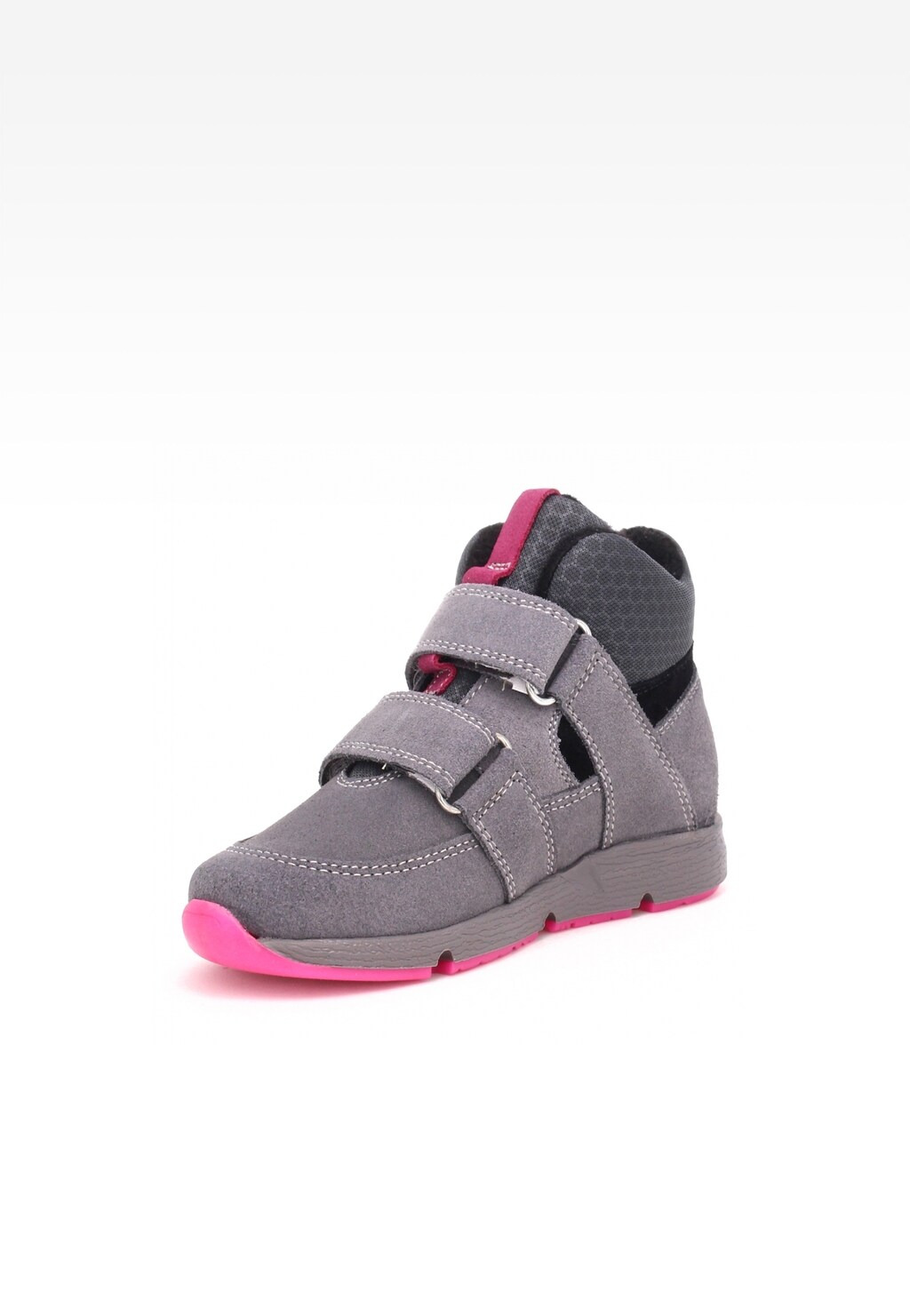 Trzewiki ocieplane BARTEK 4018-K59P, dla dziewcząt, różowo-szary Widok 3