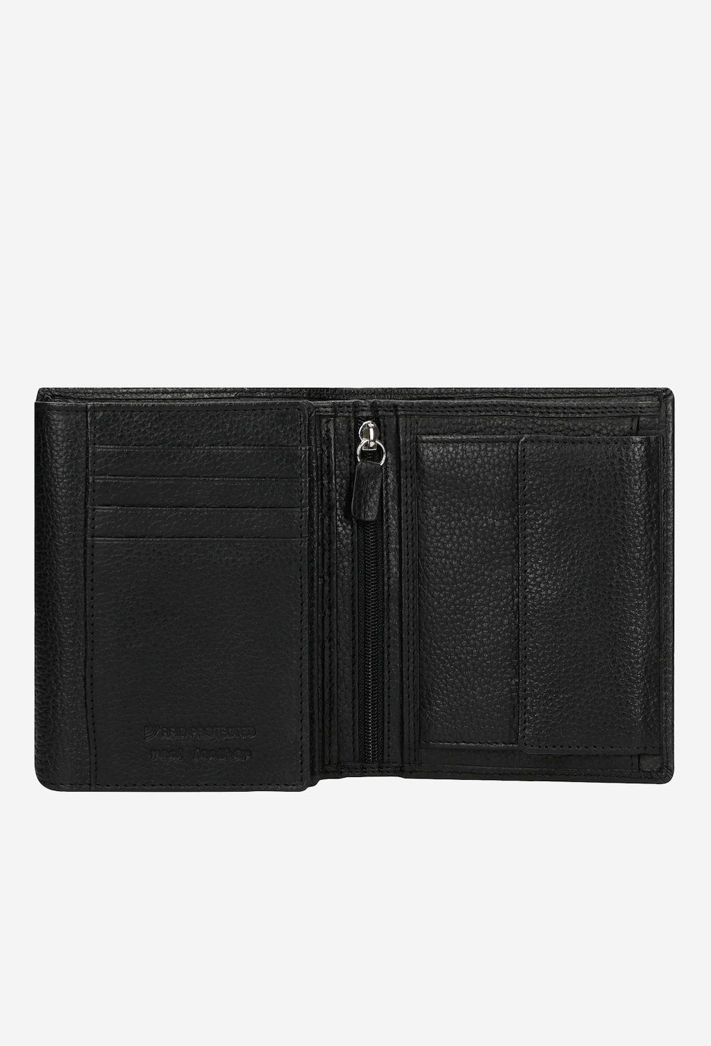 Funkcjonalny czarny portfel męski 91006-51 Widok 4