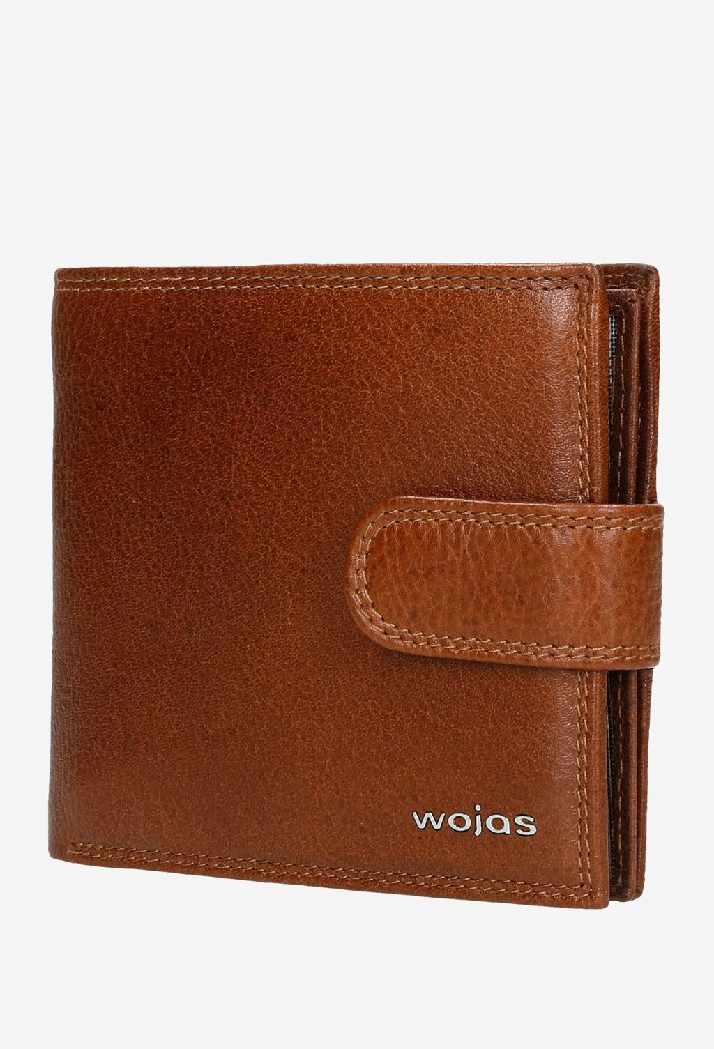 Jasnobrazowy portfel męski zapinany na zatrzask 91007-53 Widok 2