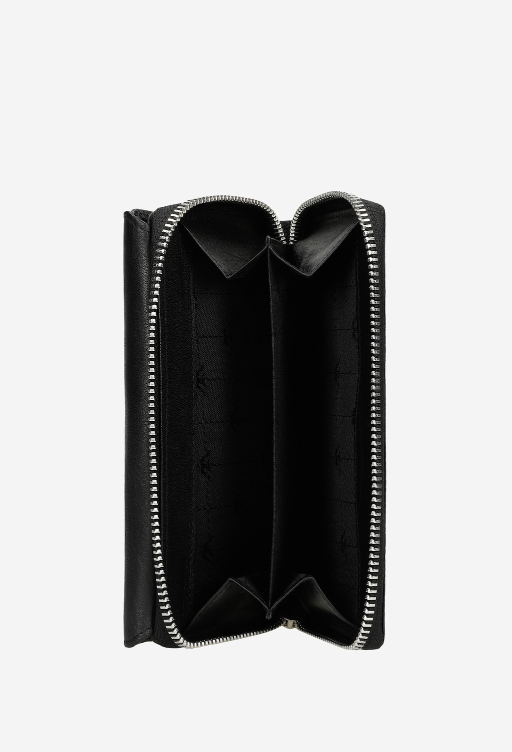 Černá kožená dámská peněženka s hadím efektem 91012-51 Widok 6