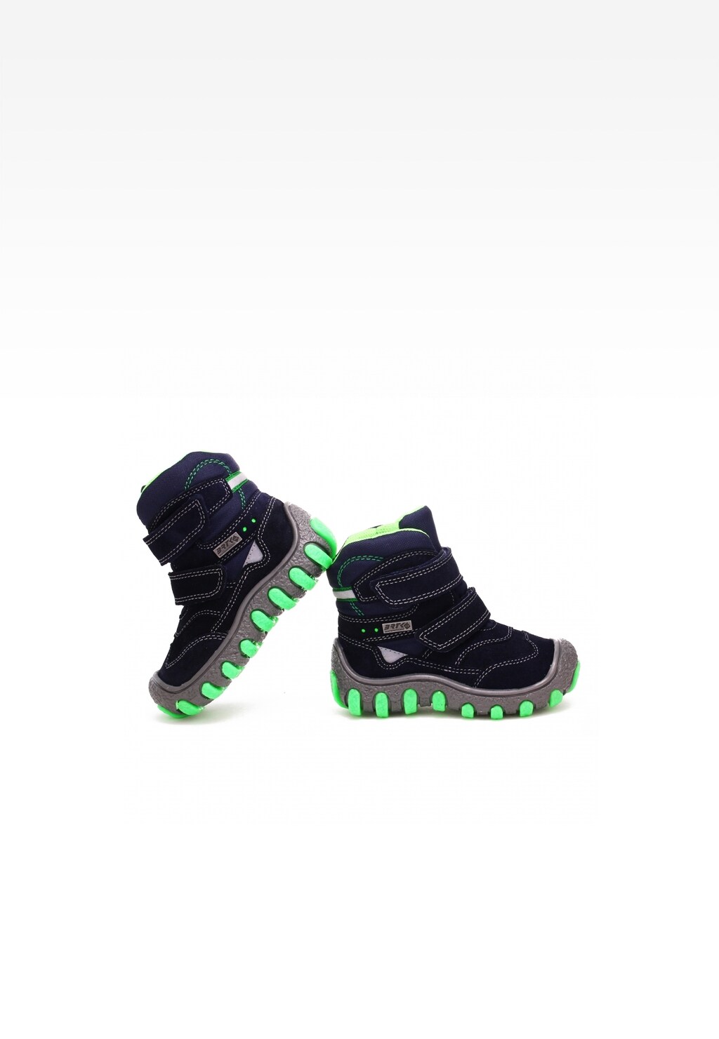 Trzewiki ocieplane BARTEK 91762/0-57A, dla chłopców, granatowo-zielony Widok 7