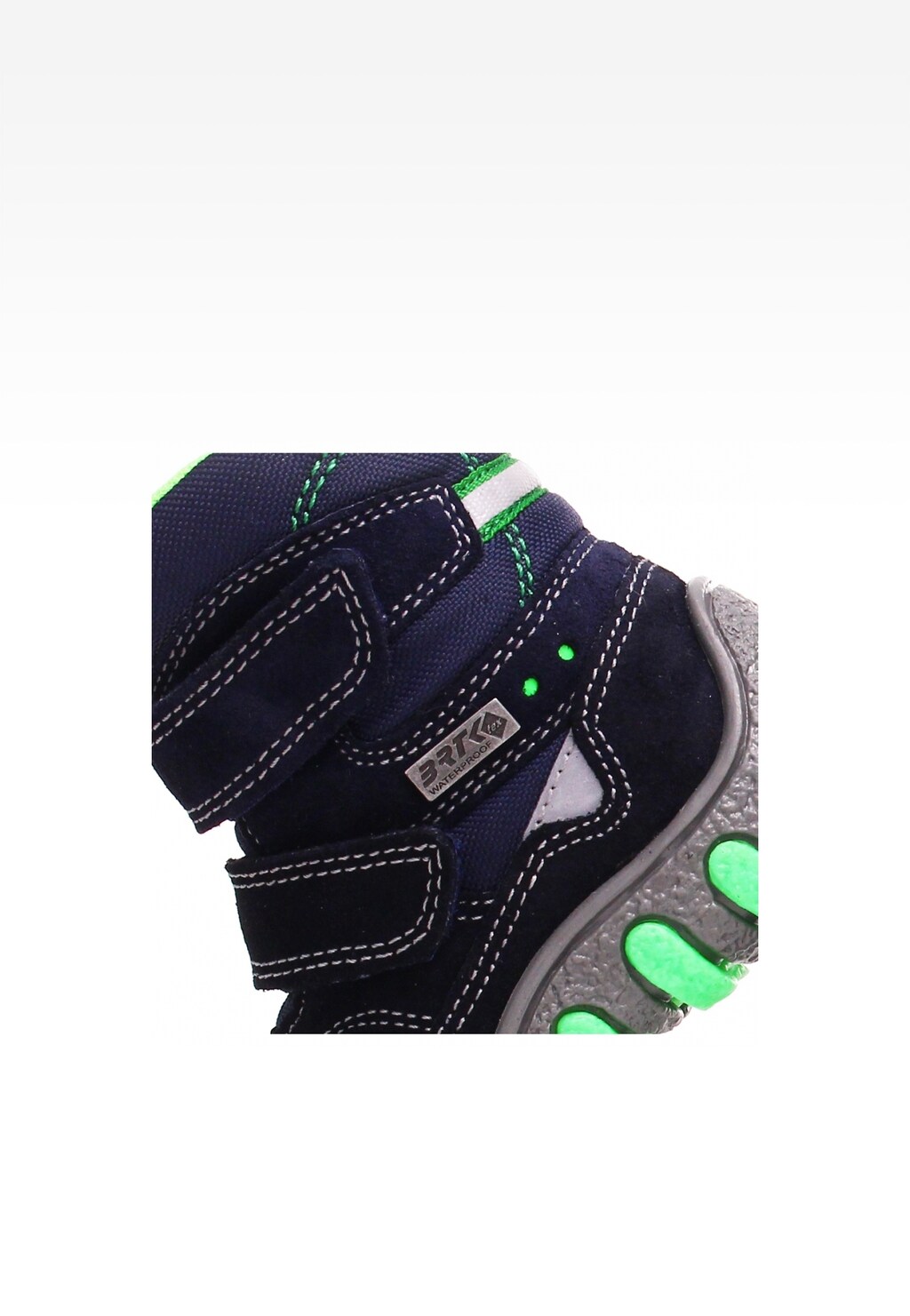 Trzewiki ocieplane BARTEK 91762/0-57A, dla chłopców, granatowo-zielony Widok 9