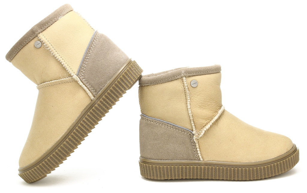Zateplené kotníkové boty BARTEK 4037-KR80, pro dívky, béžové Widok 7