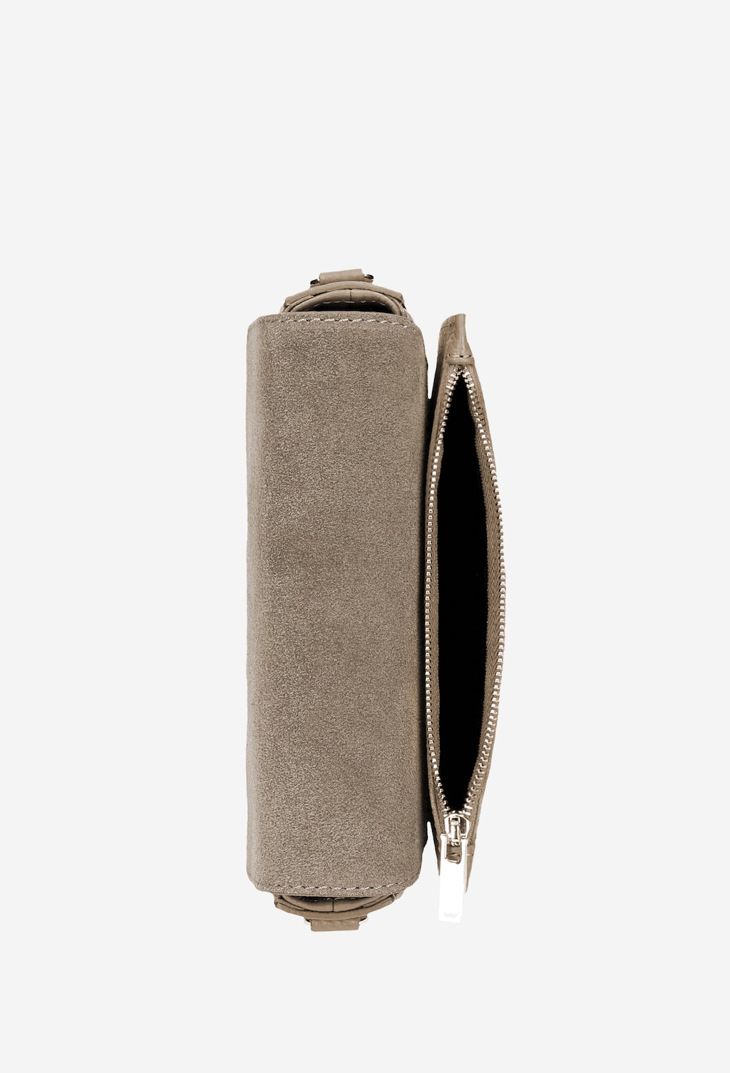 Mała beżowa damska torebka półksiężyc 80107-64 Widok 6