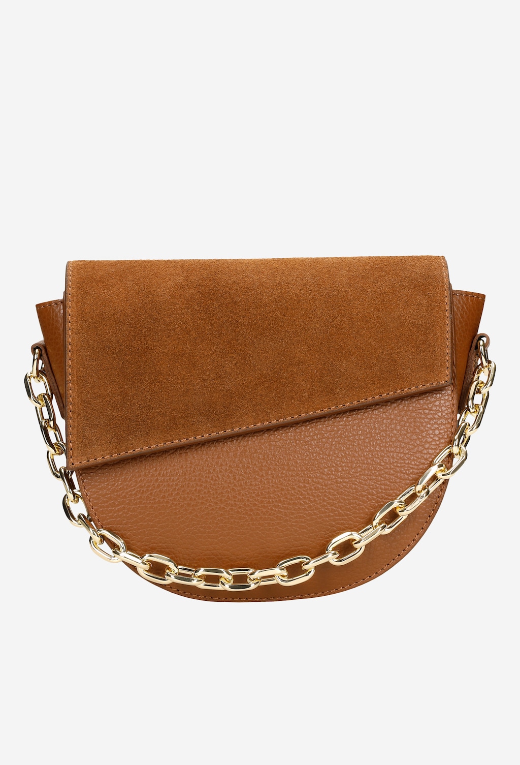 Jasnobrązowa torebka damska z łańcuszkiem 80109-73 Widok 2