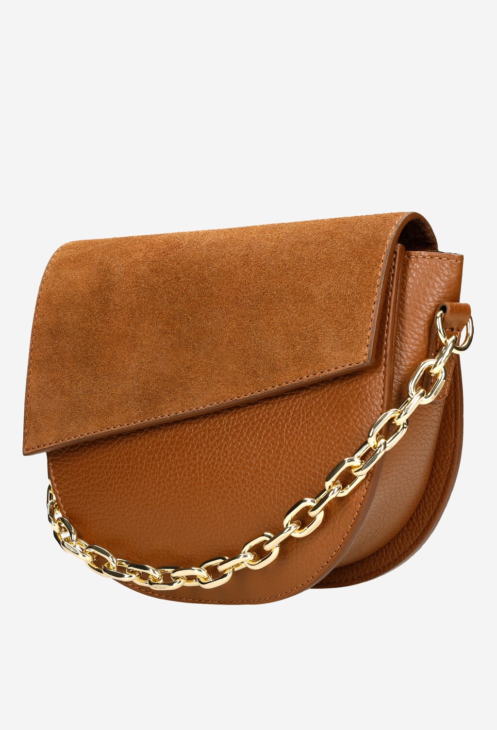 Jasnobrązowa torebka damska z łańcuszkiem 80109-73 Widok 3