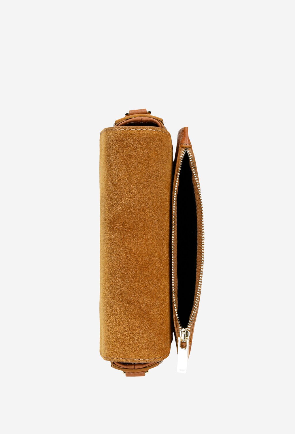 Jasnobrazowa torebka damska z okrągłym zapięciem 80107-63 Widok 7