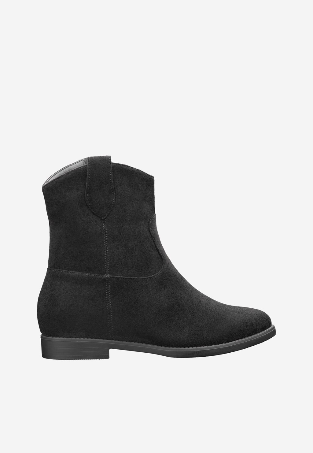 WJS czarne wsuwane botki damskie na zimę WJS46020-41 Widok 1