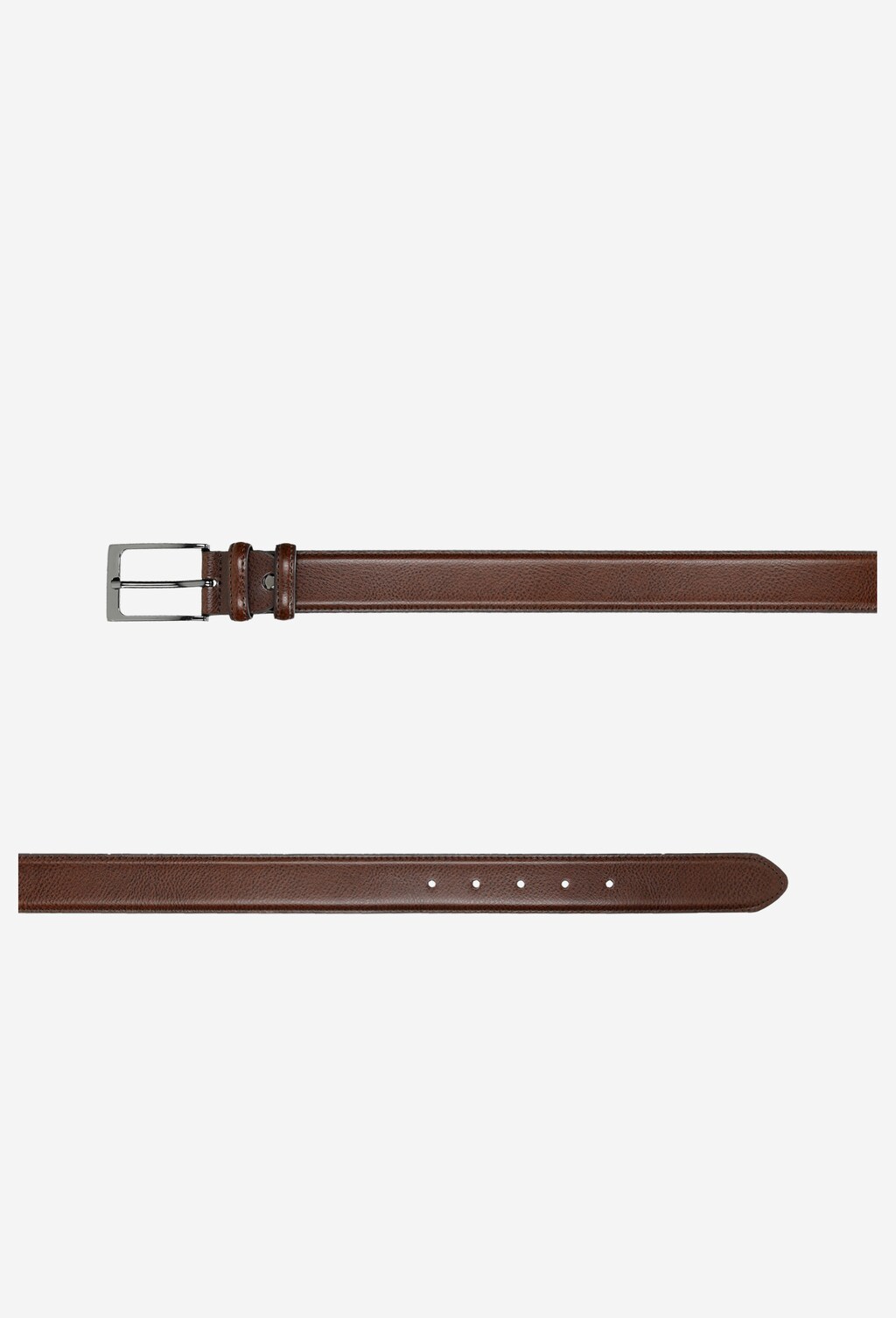Pánsky kožený opasok z hnedej lícovej kože 93003-53 Widok 5