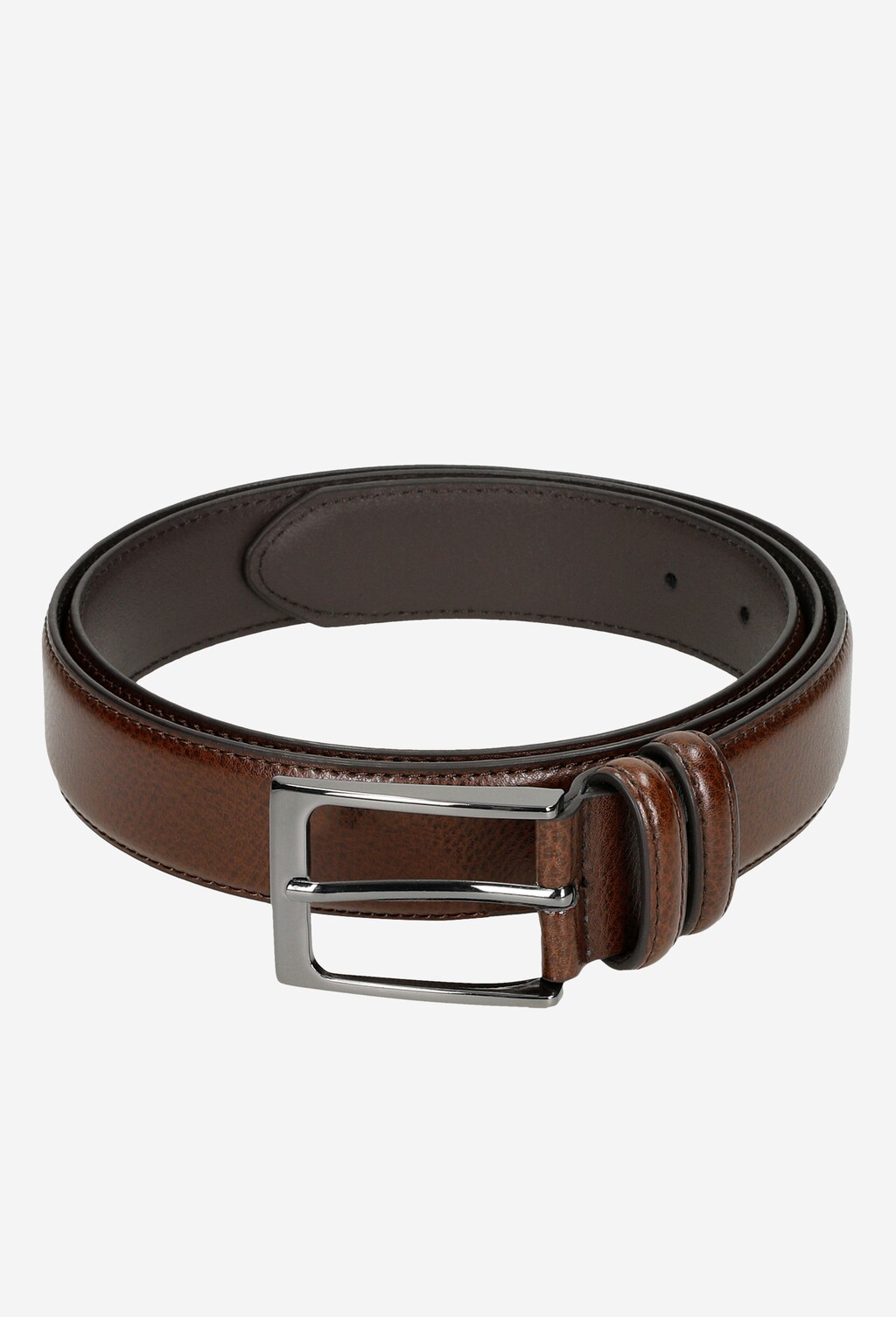 Pánsky kožený opasok z hnedej lícovej kože 93003-53 Widok 6