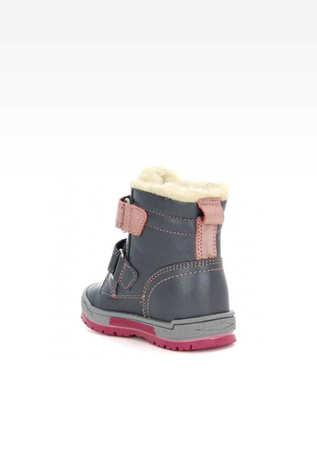 Trzewiki ocieplane BARTEK 21469/0W-29H, dla dziewcząt, srebrno-różowy Widok 5