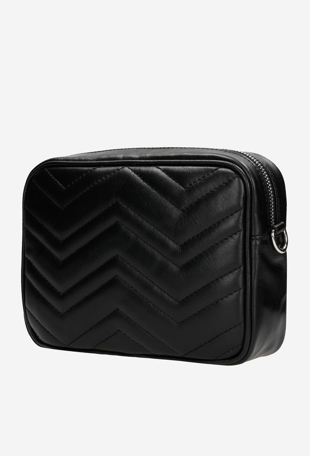 Czarna saszetka damska z pikowaniem 80098-51 Widok 3