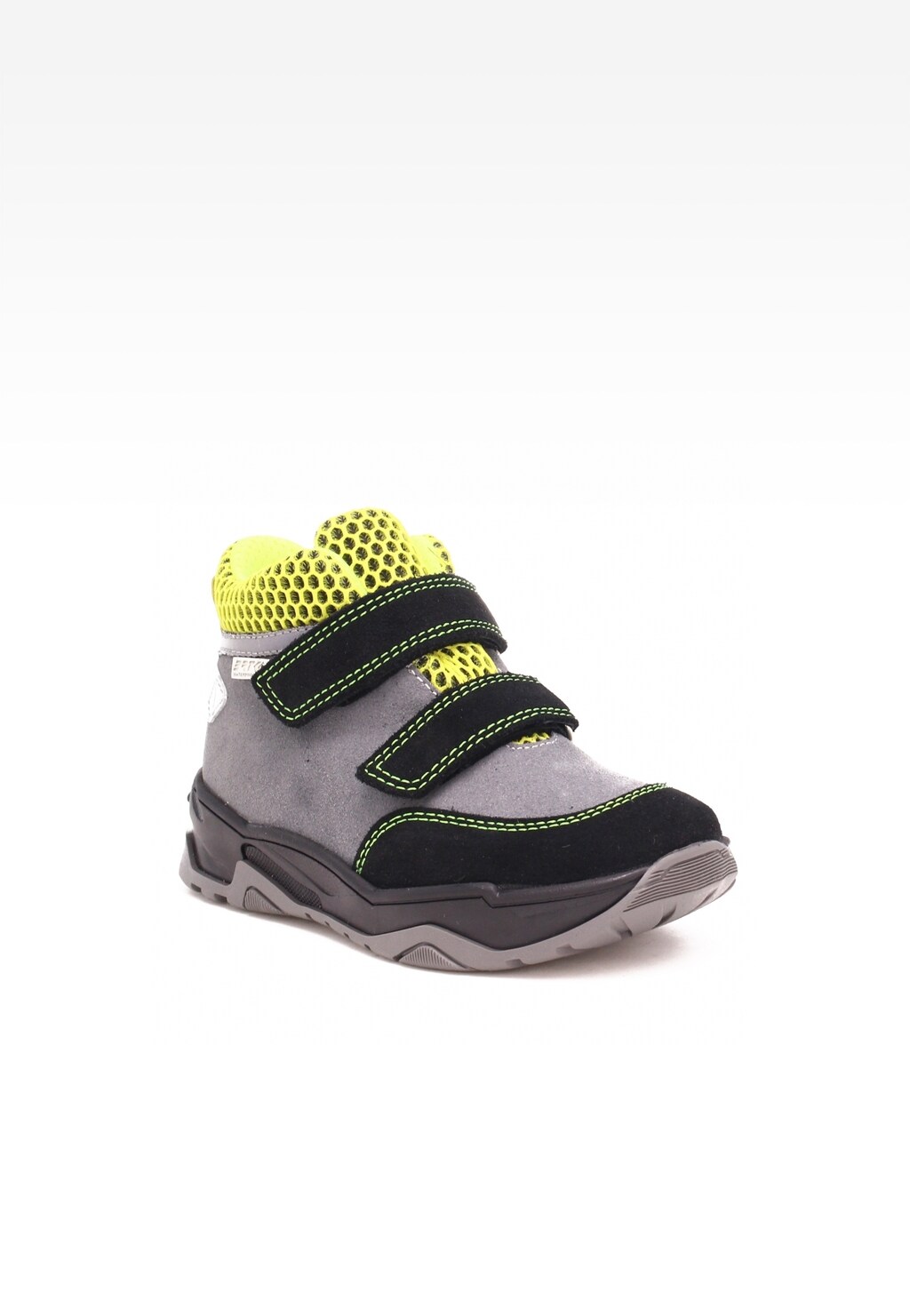 Trzewiki ocieplane BARTEK 7091-77GS, dla chłopców, szaro-czarno-żółty Widok 2