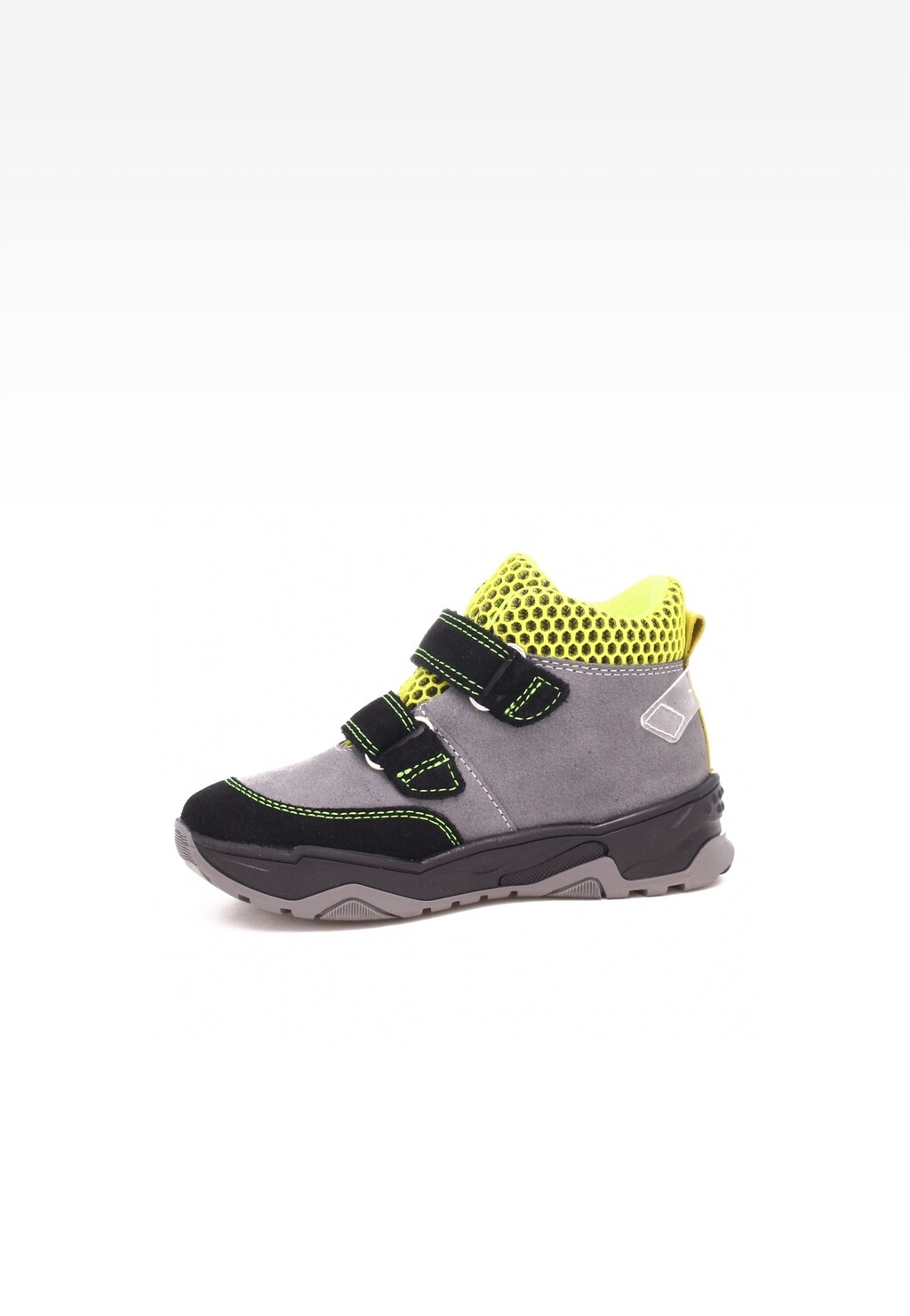 Trzewiki ocieplane BARTEK 7091-77GS, dla chłopców, szaro-czarno-żółty Widok 4